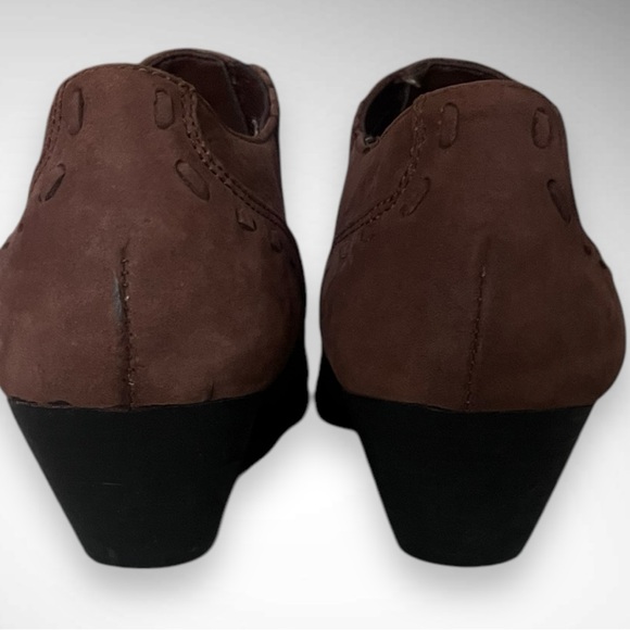 ELLEMENNO Rodeo Women's Brown Leather Western Style Ankle Boots‎ Size 8 | EUC - Picture 5 of 8